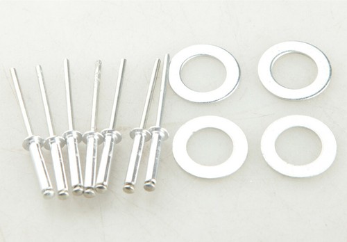 Aluminum Racing Flip Over Style Security Hood Pins/Deck Pin Lock Bolt Set Kit - Imagen 6 de 7
