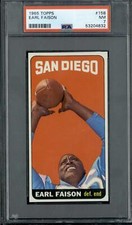 1965 Topps #158 Earl Faison - PSA 7