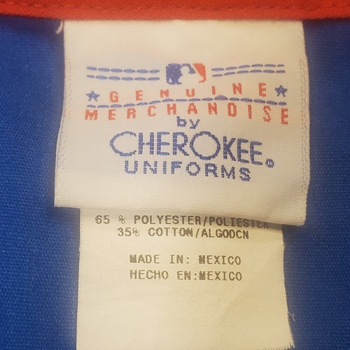 Chicago Cubs MLB Scrub Top By Cherokee Uniforms Size XS - Picture 5 of 6