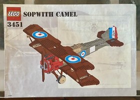 LEGO Sculptures 3451 Sopwith Camel COMPLETE - NO BOX!