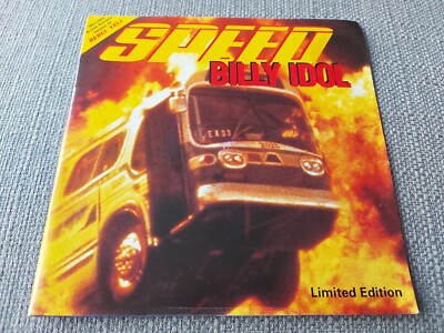 BILLY IDOL  THEME FROM SPEED  /  REBEL YELL  7'' POSTER SLEEVE 1994 EX