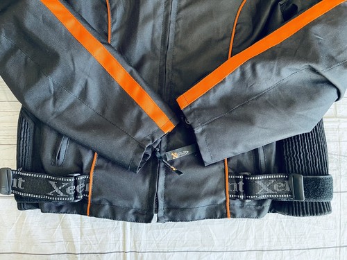 Xelement Motorcycle Jacket Sz XL Women? Black/Orange As Is Outer Jacket ONLY - Picture 7 of 14