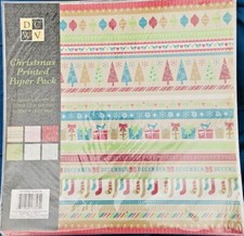 DCWV CHRISTMAS 12 x 12 Scrapbook Paper Printed Nice Quick Ship 