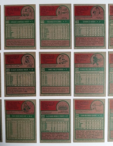 1975 Topps Baseball Cards Near Mint High Grade Singles - Picture 10 of 11