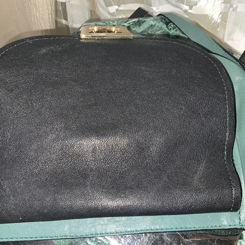 Chloé Elsie Women's Leather Shoulder Bag aqua color 01-13-50-65 - Picture 12 of 22