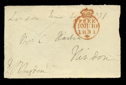 GB PARLAMENT FREI.. SIGNIERT + DATUM + SONNTAG etc 1827-1839..Einzelpreis - Bild 29 von 40