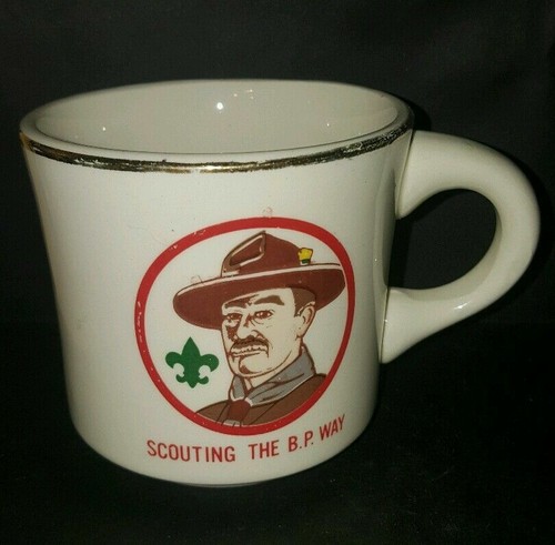 Vtg BSA Scouting the B.P. Way Boy Scout Coffee Cup  - Picture 1 of 4