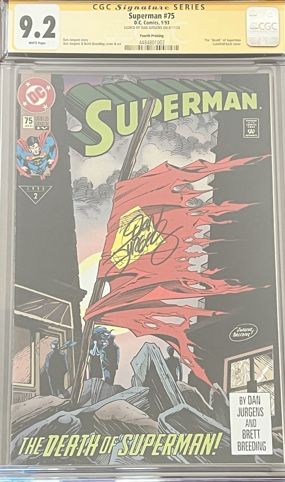 アメコミリーフ Superman #75 3rd Print CGC 5.5 Superman #75 (3rd Printing) Value - GoCollect