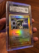 (POP 3) CGC 10 GEM MINT Team Aqua's Electrike 52/95 REVERSE HOLO Pokemon Card