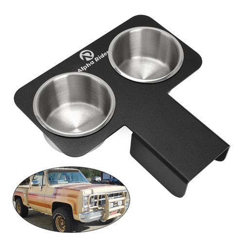 Aluminum For CHEVY GMC C/K 10/20/30 Pickup Truck Drink Cup Holder Kit 1973-1987 - Bild 13 von 15