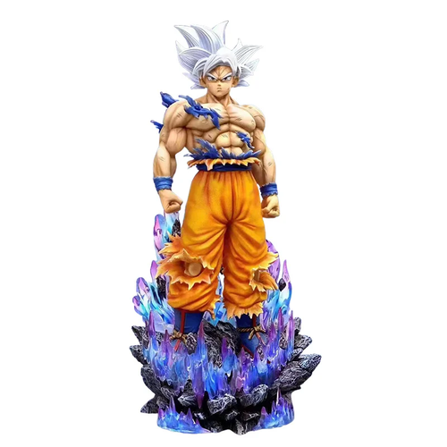 33CM Dragon Ball Goku Ultra Instinct Figure PVC Action Model Toy Collectible - Picture 8 of 13