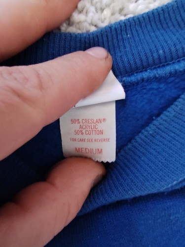 Vintage Gearing Up Peanuts Snoopy JOE COOL Sweater Adult Med Crewneck Sweatshirt - Picture 11 of 14