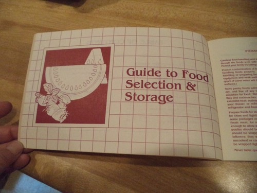 Jeanne's Kitchen Charts Tips & Tricks Vintage Pamphlet Cookbook Paperback - Picture 3 of 15
