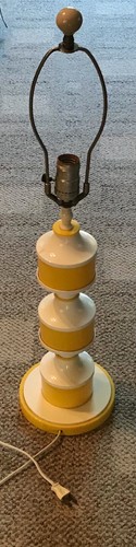 MID CENTURY MODERN ACRYLIC TABLE LAMP MOD VINTAGE NO SHADE - Picture 2 of 5