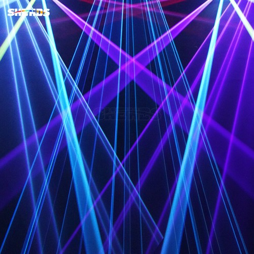 6W RGB Full Color Light Project ILDA 3D Animation Laser Light DMX For Bar DJ - Picture 7 of 24