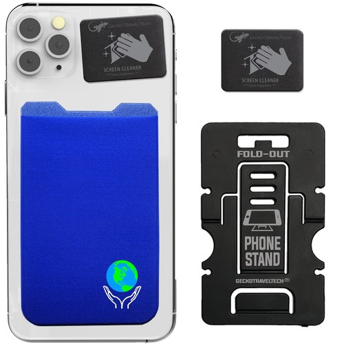 Gecko Phone Wallet - Stick-On Stretchy Lycra Adhesive Card holder -UNIVERSAL FIT - Picture 73 of 473