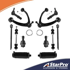 12pc Control Arm Ball Joint Tie Rod Sway Link For Tahoe Silverado Yukon XL 1500