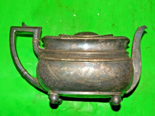 Vintage Victorian Daniel & Arter Silver Plated Teapot un-restored EP BM G8618 - Picture 4 of 8