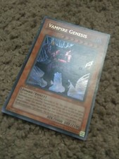 1st Edition Vampire Genesis (SD2-EN001) Ultra-Rare Yugioh Card