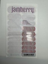 Jamberry Nail Wraps Cherried Away Full Sheet floral/metallic 