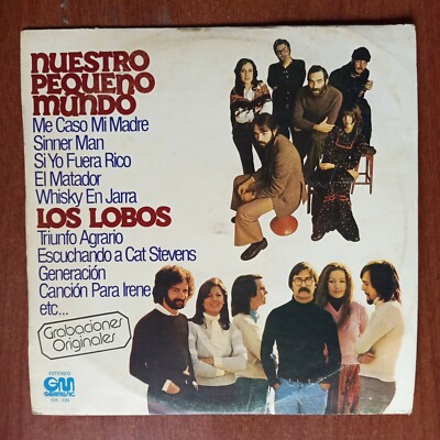 Nuestro Pequeño Mundo - Los Lobos [1978] Vinyl LP Latin Folk Country Nueva Trova