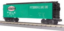 MTH Railking O Trains #35740 P&LE Pittsburgh & Lake Erie Box Car Boxcar 30-71159