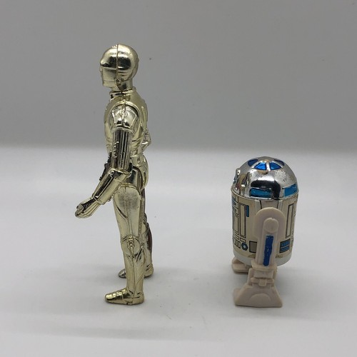 Figuras de acción vintage 1977 Star Wars R2-D2 cúpula sólida 82 C-3PO extremidades extraíbles - Imagen 4 de 6