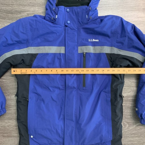 Hombre L.L. Chaqueta Parka Bean Blue Gore-Tex Nylon Cremallera Esquí Senderismo Talla S - Imagen 5 de 15