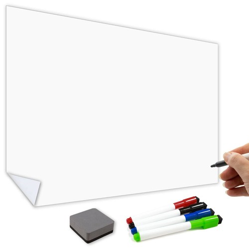 Self-Adhesive Whiteboard, Reusable Sticky Back, Dry Wipe Mountable Wall Planner - Picture 4 of 7