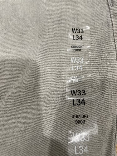 Calvin Klein Herrenjeans geradeaus distressed hellgrau Größe 33X34 - Bild 7 von 16