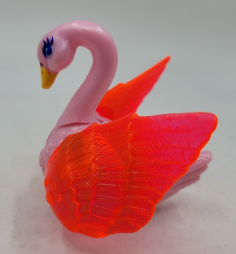 Pink Swan Littlest Pet Shop Tonka McDonalds toy 1996 happy meal premium - Picture 8 of 11