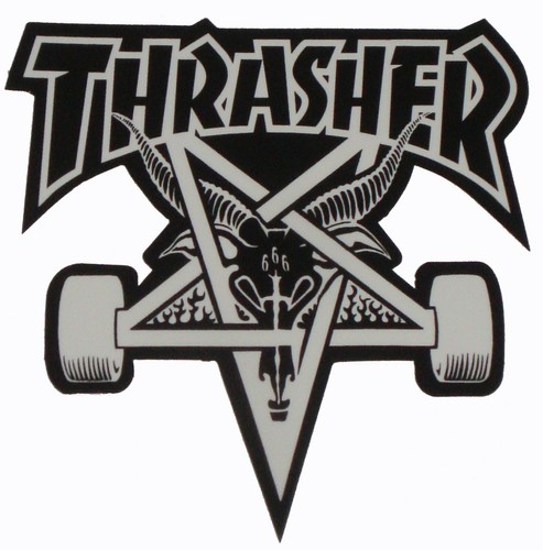 THRASHER MAGAZINE Sticker / Skateboard Sticker - verschiedene Styles - Bild 15 von 26