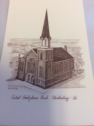 Vintage Post Card Presbyterian Church - Picture 8 of 9