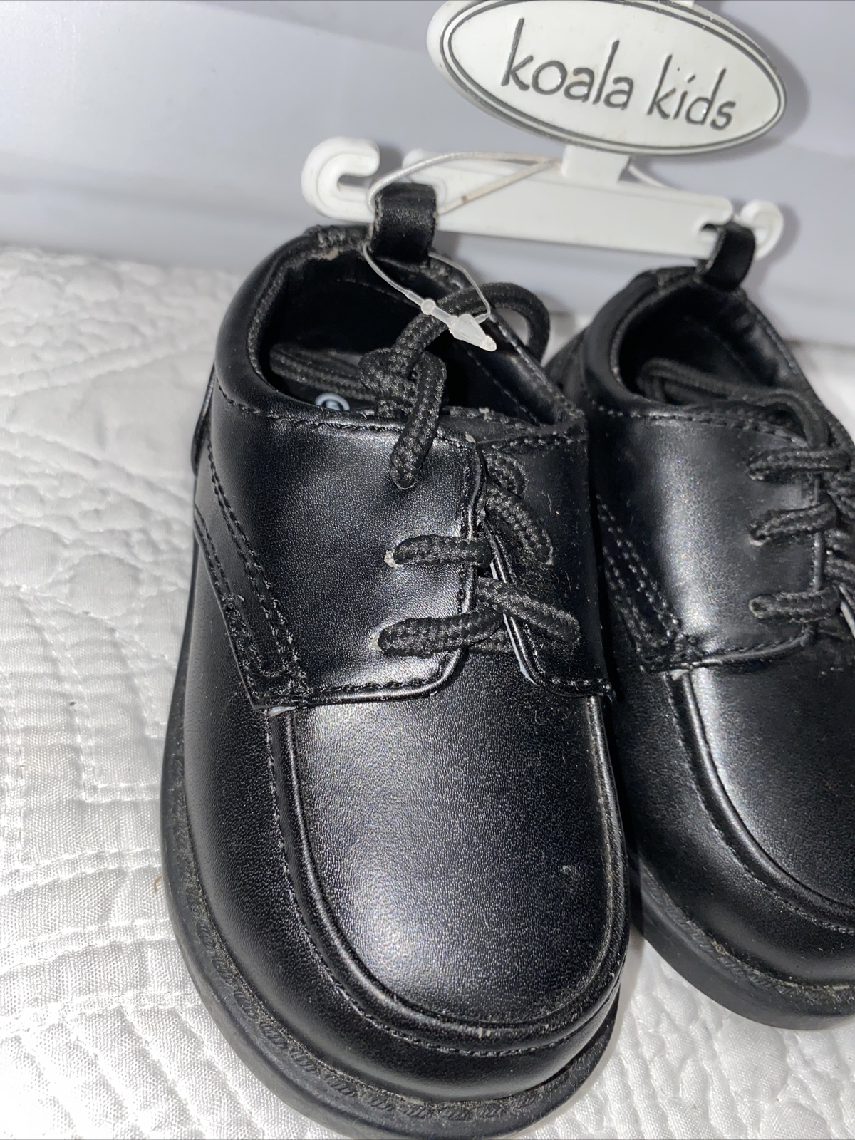 SAOLA Abito nero Koala bambini taglia 5 ragazzi scarpe casual Oxford giocattoli stringati R Us NUOVO