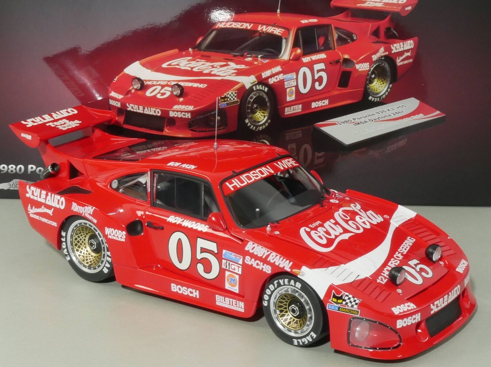 True Scale Porsche 935 K3 Imsa Daytona 1980 Coca Cola #05 Boxed Eb  4002-05-72