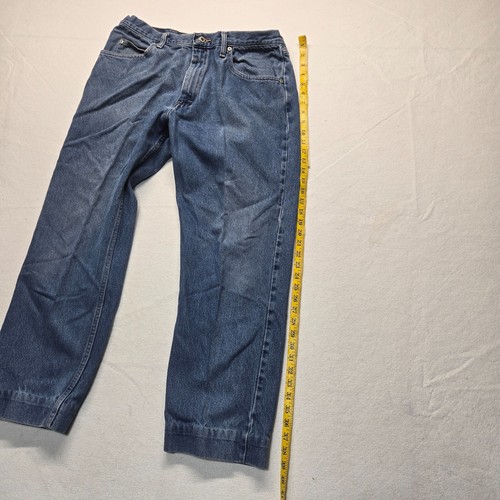 Wrangler Jeans Mens 36x28 Blue Relaxed Fit Straight Leg Med Wash Denim 9760WDR - Picture 8 of 11