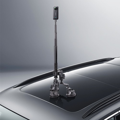 Car Suction Cup Mount with Selfie Stick For Insta360 ONE X4 X3 X2 DJI Camera AU - Picture 3 of 10