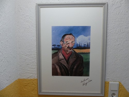 Antonio Ligabue Reproduktion Lithografie 50 x 70 cm limitiert signiert gerahmt - Picture 7 of 10