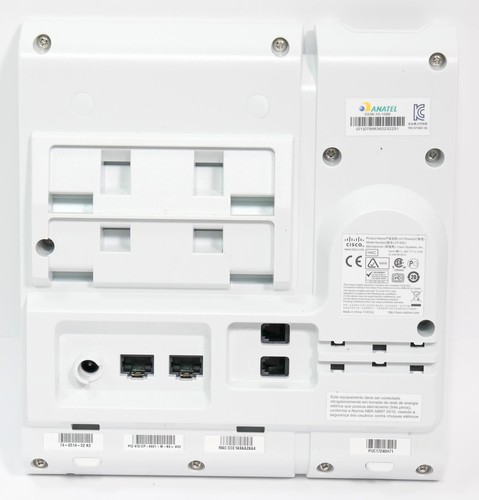 Lot of 3 Cisco CP-6921-W-K9 6921 2 Line VoIP Phone SCCP SIP White Base Only - Picture 2 of 2