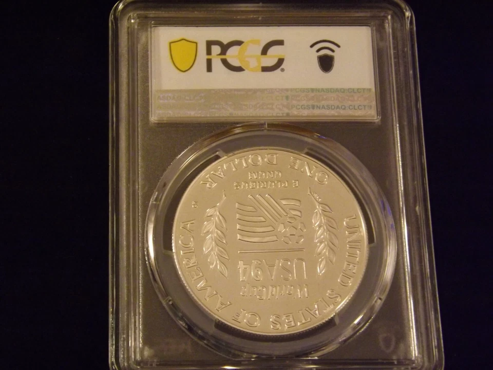 1994-P    $1        World Cup      PCGS  PR 70 DCAM - Image 2 of 2