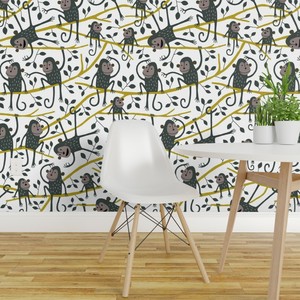 Details About L And Stick Removable Wallpaper Monkey Nursery Decor Kids Room Animals Trees Details About L And Stick Removable Wallpaper Monkey Nursery Decor Kids Room Animals Trees