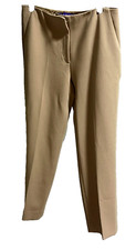Ralph Lauren Collection Purple Label Flat Front Straight Leg Khaki Dress Pants 8