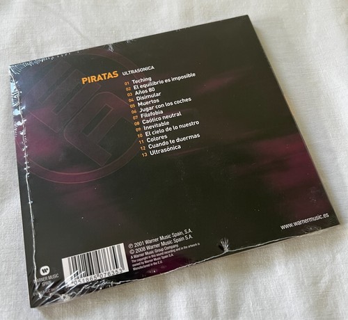 Los Piratas Ultrasonica (2008) Spanish Limited Edition Rare Factory-Sealed CD - Imagen 2 de 2