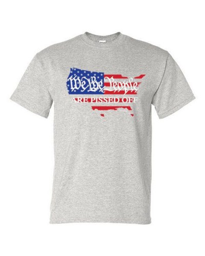 T-Shirt XL 2X 3X - PISSED OFF AMERICANS - PATRIOTIC AMERICAN PRIDE - Picture 13 of 50