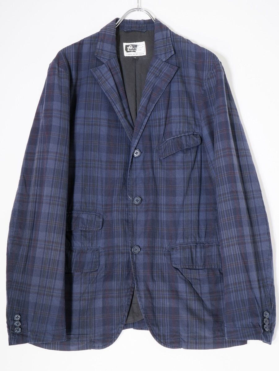 ジャケット・アウター Engineered Garments Andover Jacket Engineered Garments Andover Jacket in Navy Cotton Seersucker