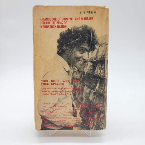 Vintage Steal This Book by Abbie Hoffman PIRATE EDITION 1971 PB - Picture 2 of 14