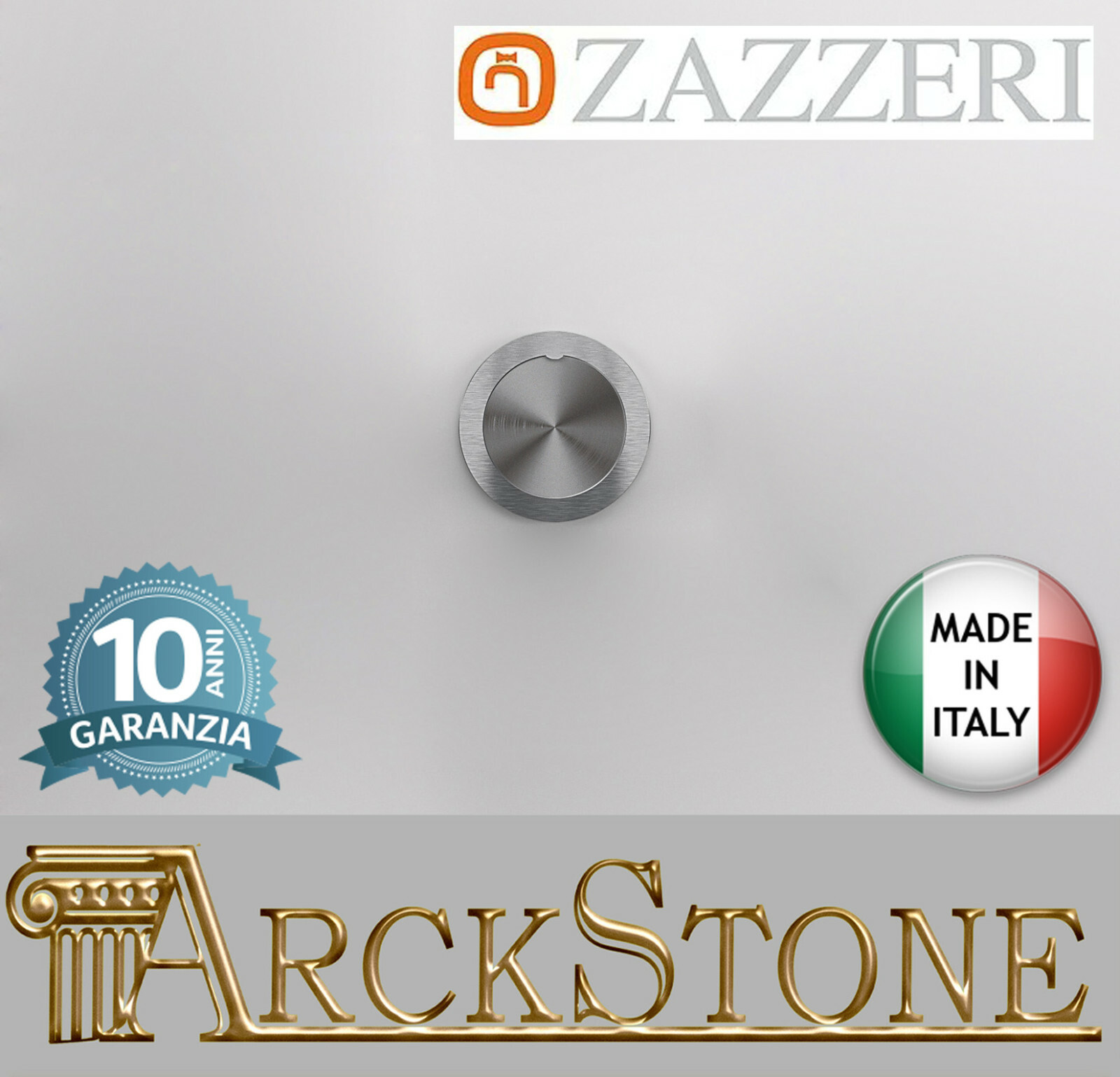 Deviatore Ad Incasso G1 2 A 2 Vie Completo Zazzeri Z316 Acciaio Spazzolato Deviatore Ad Incasso G1 2 A 2 Vie Completo Zazzeri Z316 Acciaio Spazzolato