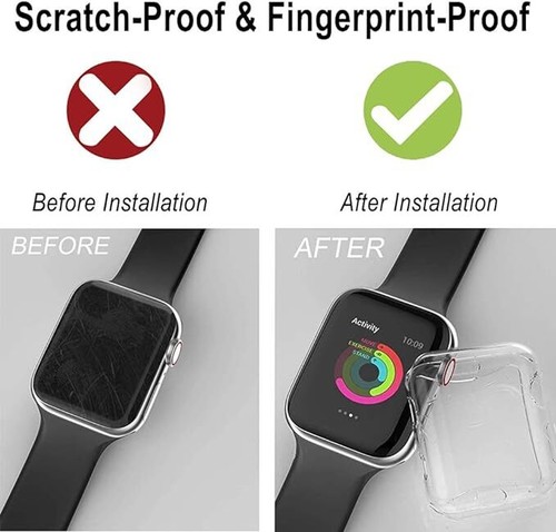 Case For Apple Watch Series 9 8 7 6 5 4 3 SE iWatch Screen Protector 360° Cover - Picture 8 of 9