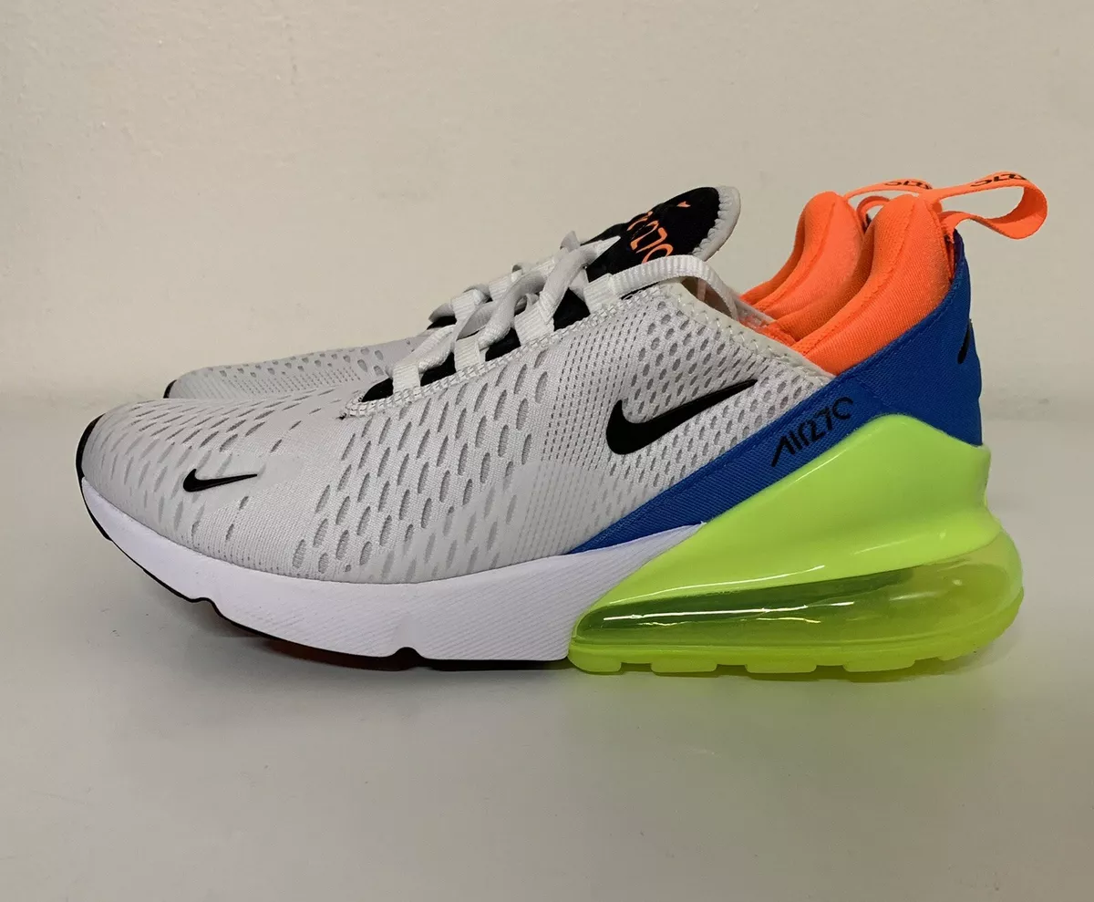 Nike Womens Air Max 270 - Womens Running Shoes White/Black/White Size 8.5