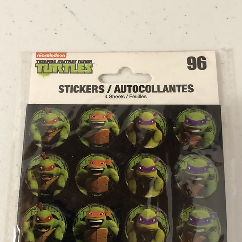 Nickelodeon Stickers Teenage Mutant Ninja Turtles 2014 New 96 Total TMNT - Picture 2 of 5
